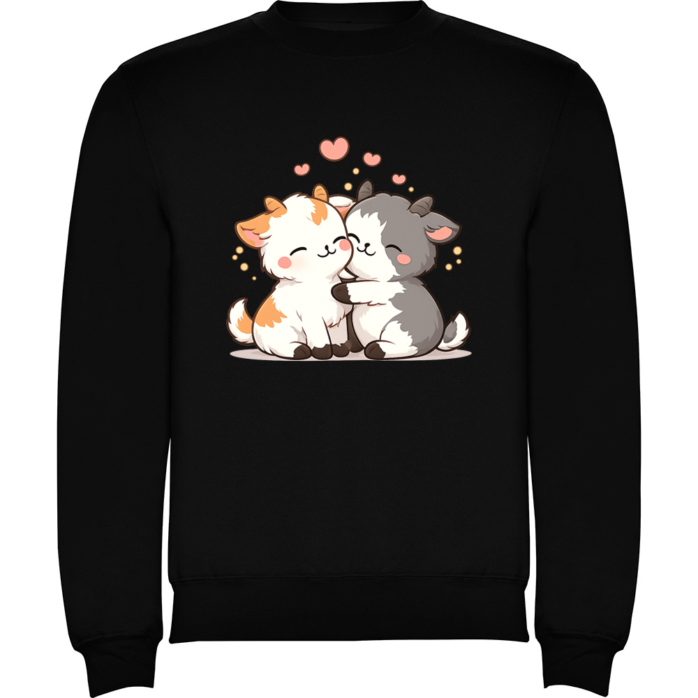 LOVEGOATS.PLV_.BLK_.jpg Pulover Love (Goats), Negru - imagine 1