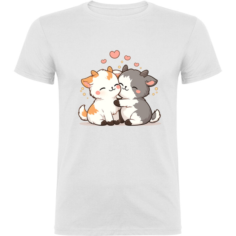 Tricou Love (Goats), Alb