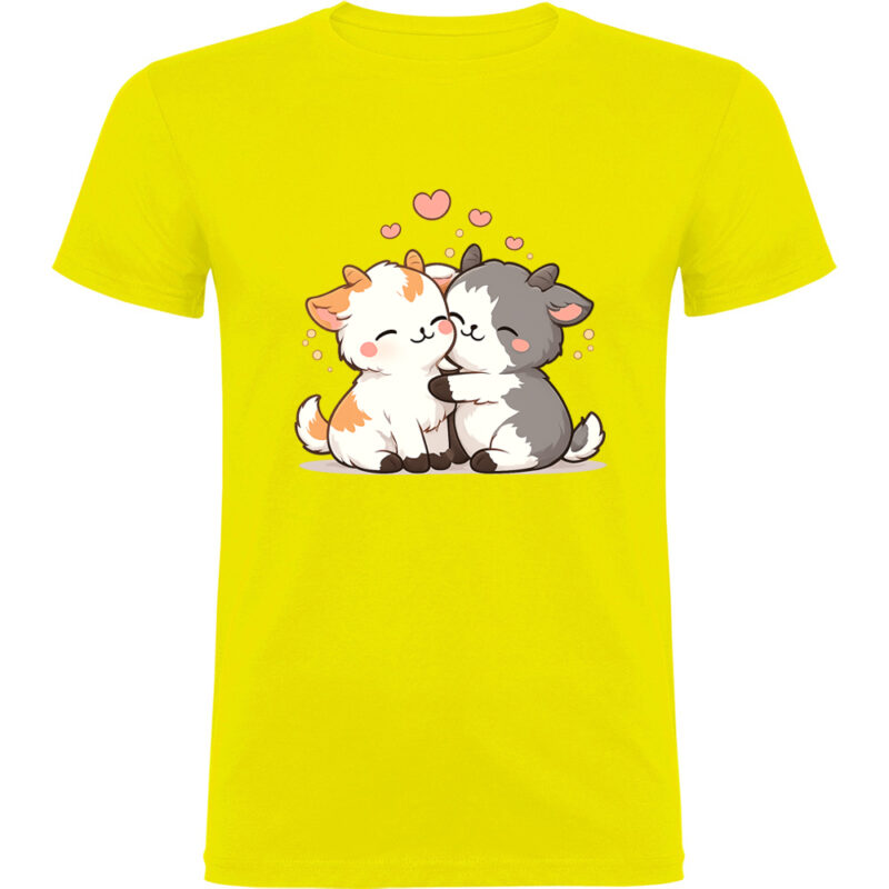Tricou Love (Goats), Galben