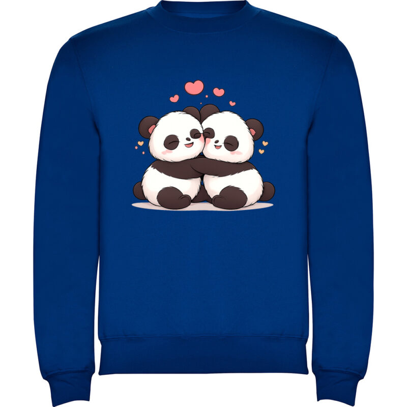 Pulover Love (Panda), Albastru