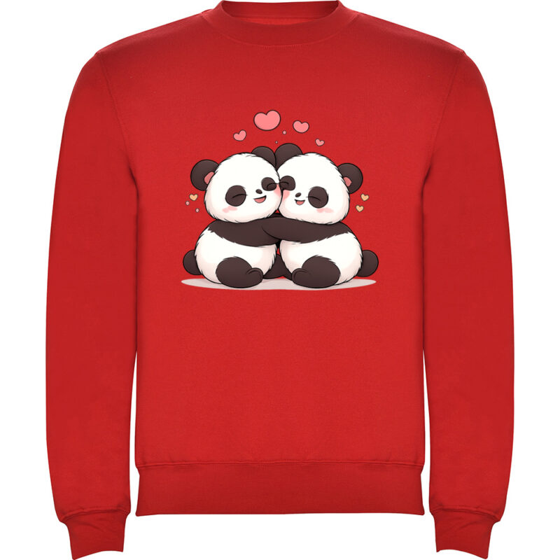 Pulover Love (Panda), Roșu