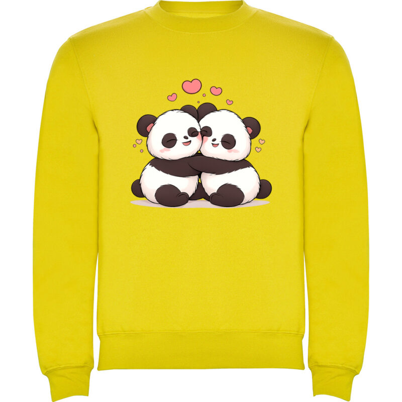 Pulover Love (Panda), Galben