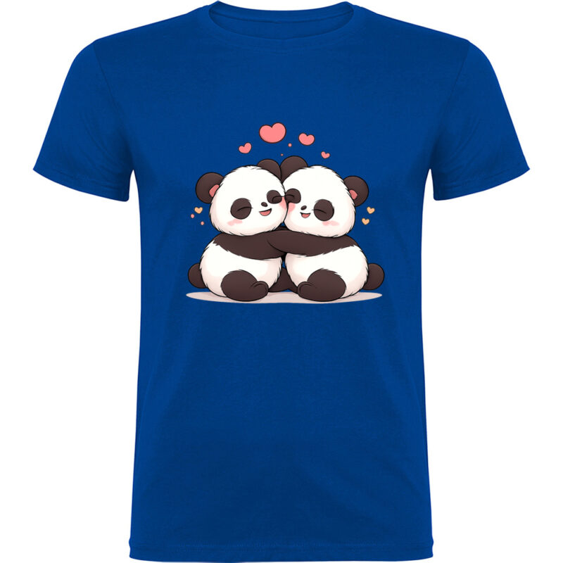 Tricou Love (Panda), Albastru