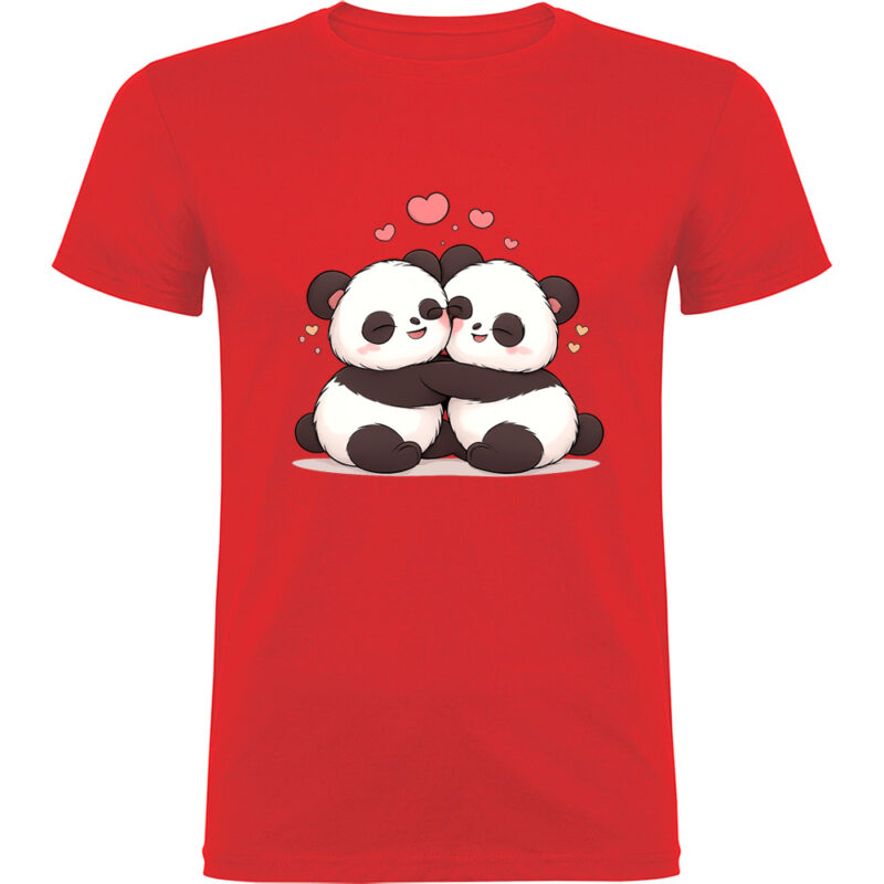 Tricou Love (Panda), Roșu