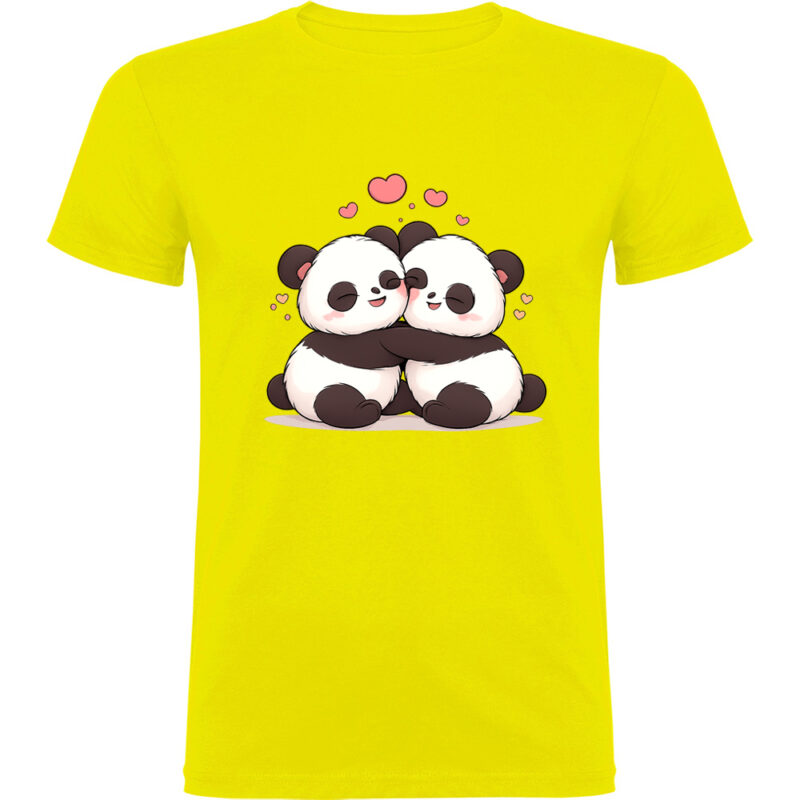 Tricou Love (Panda), Galben