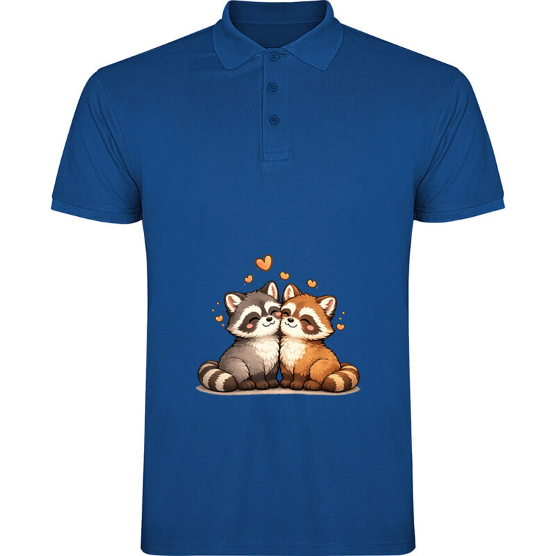 Tricou polo Love (Ratoni), Albastru