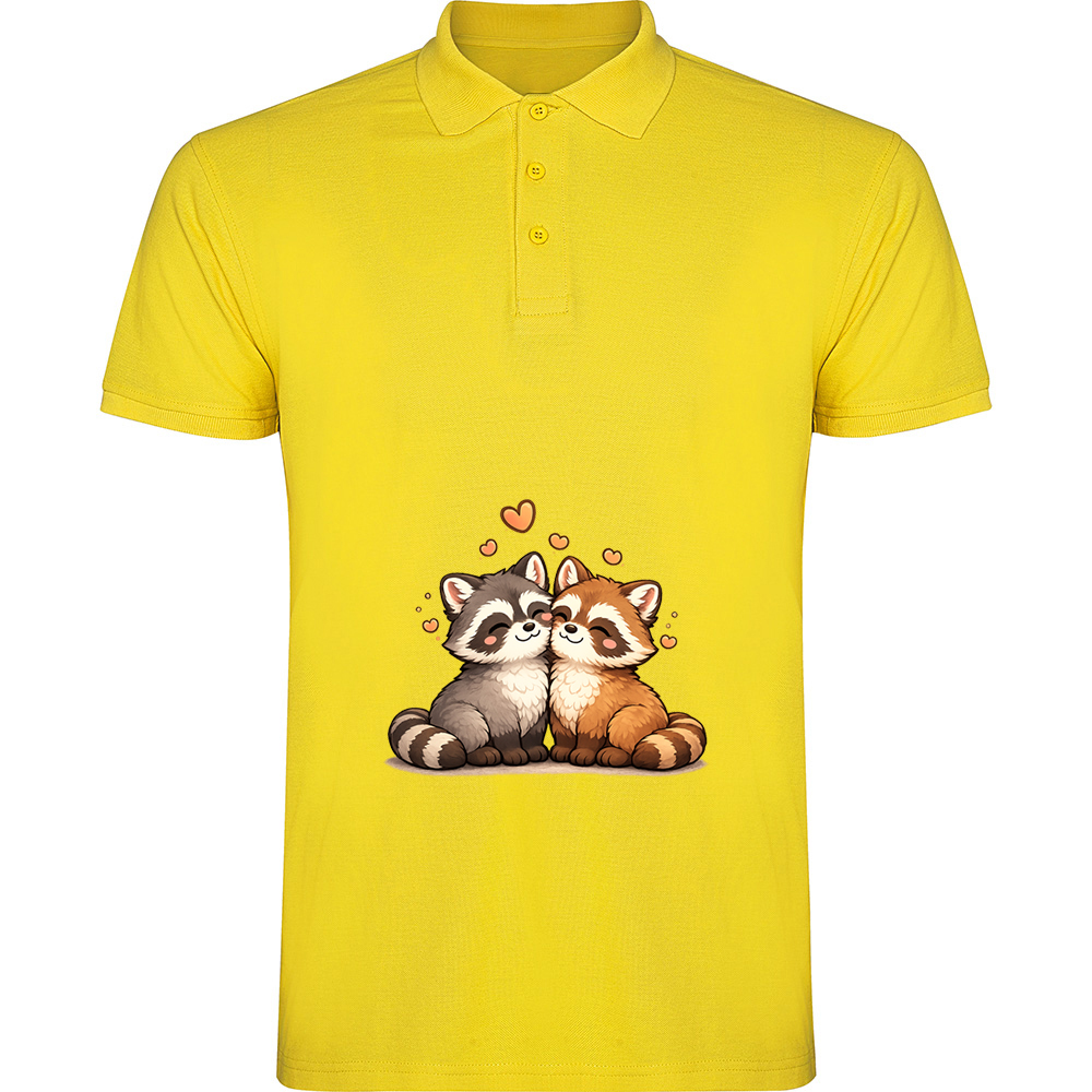 LOVERATONI.TP_.YEL_.jpg Tricou polo Love (Ratoni), Galben - imagine 1