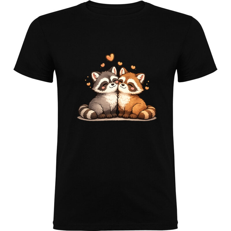 Tricou Love (Ratoni), Negru