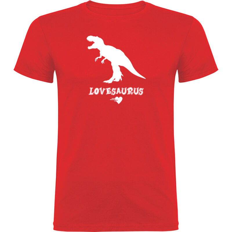 Tricou Lovesaurus, Roșu
