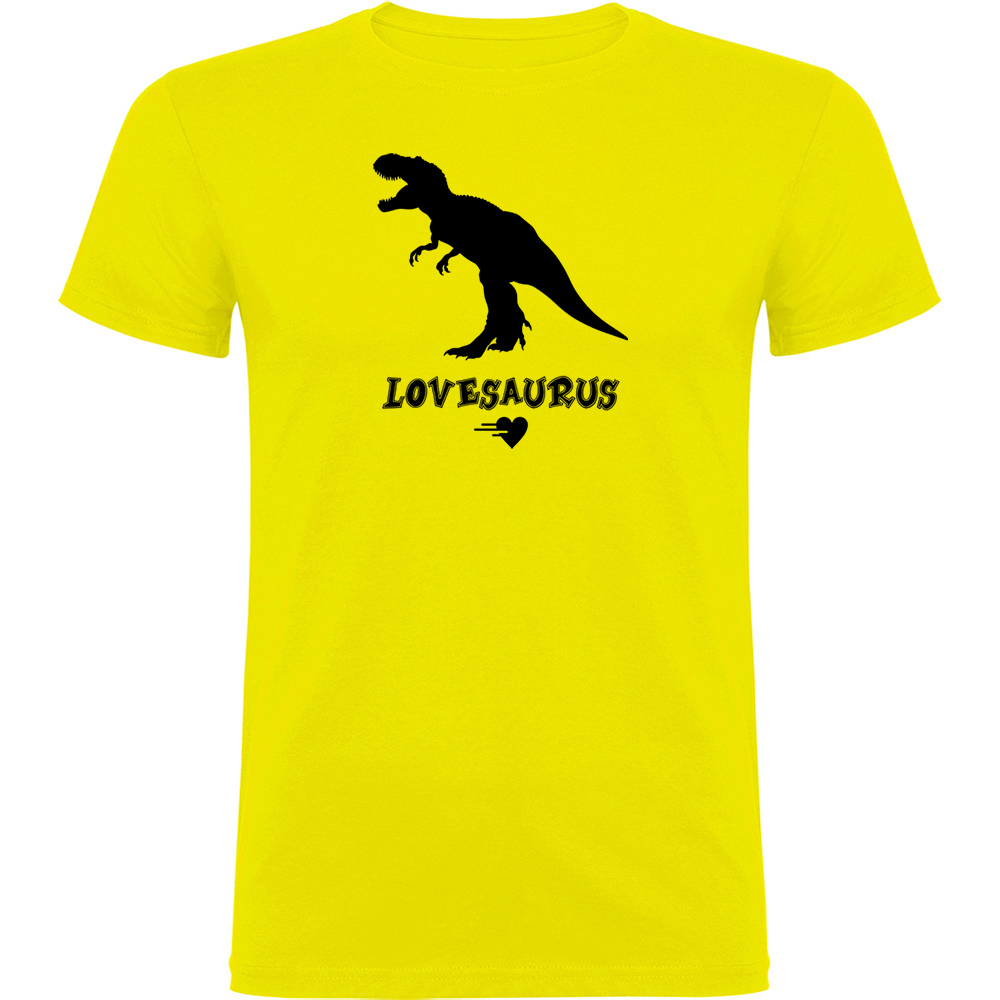 LOVESAURUS.TR_.YEL_.jpg Tricou Lovesaurus, Galben - imagine 1