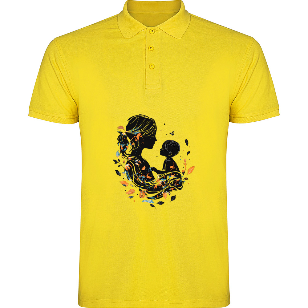 MAMACUBAIAT.TP_.YEL_.jpg Tricou polo Mama cu Baiat, Galben - imagine 1