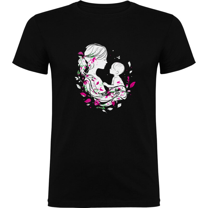 Tricou Mama cu Baiat, Negru