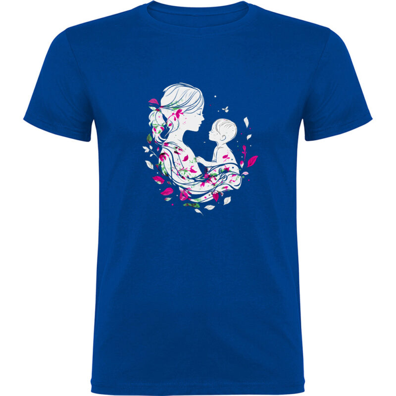 Tricou Mama cu Baiat, Albastru