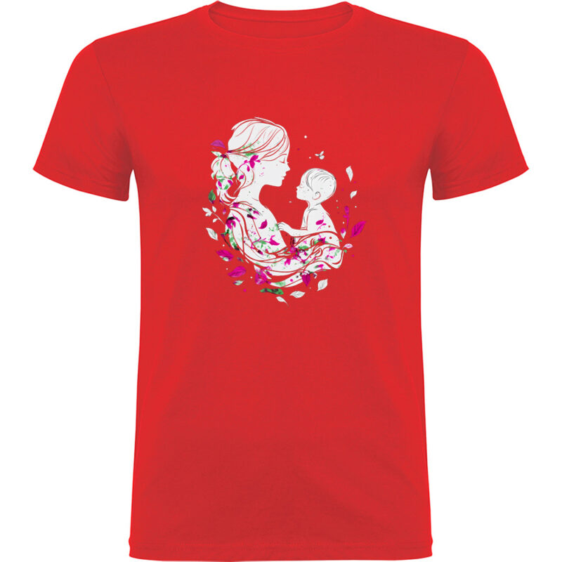Tricou Mama cu Baiat, Roșu