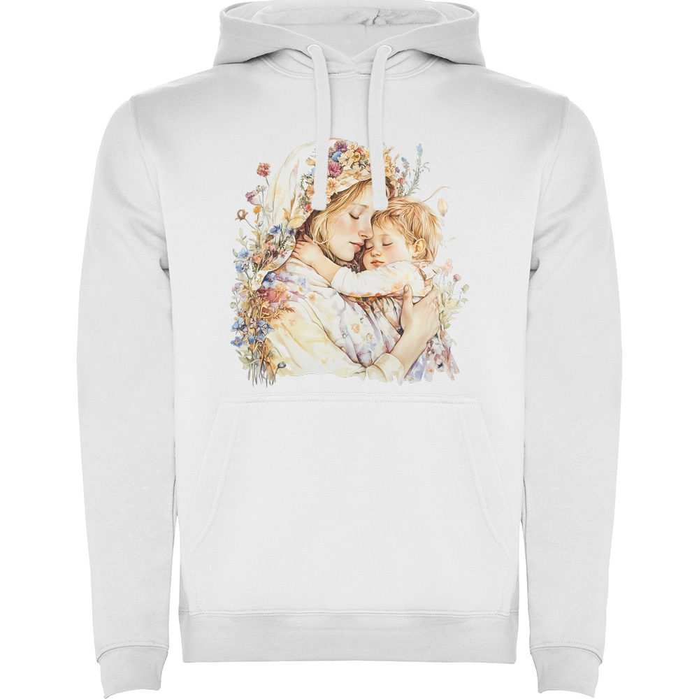 MAMACUBAIATMODEL2.HAN_.WHT_.jpg Hanorac Mama cu Baiat (model 2), Alb - imagine 1