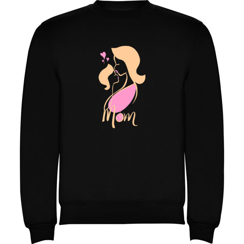 Pulover copii Mama cu Fata, Negru