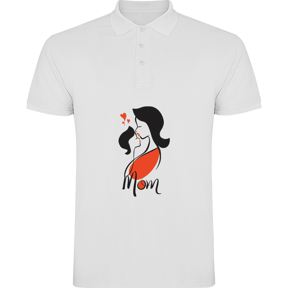 MAMACUFATA.TP_.WHT_.jpg Tricou polo Mama cu Fata, Alb - imagine 1