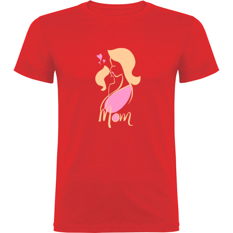 Tricou Mama cu Fata, Roșu