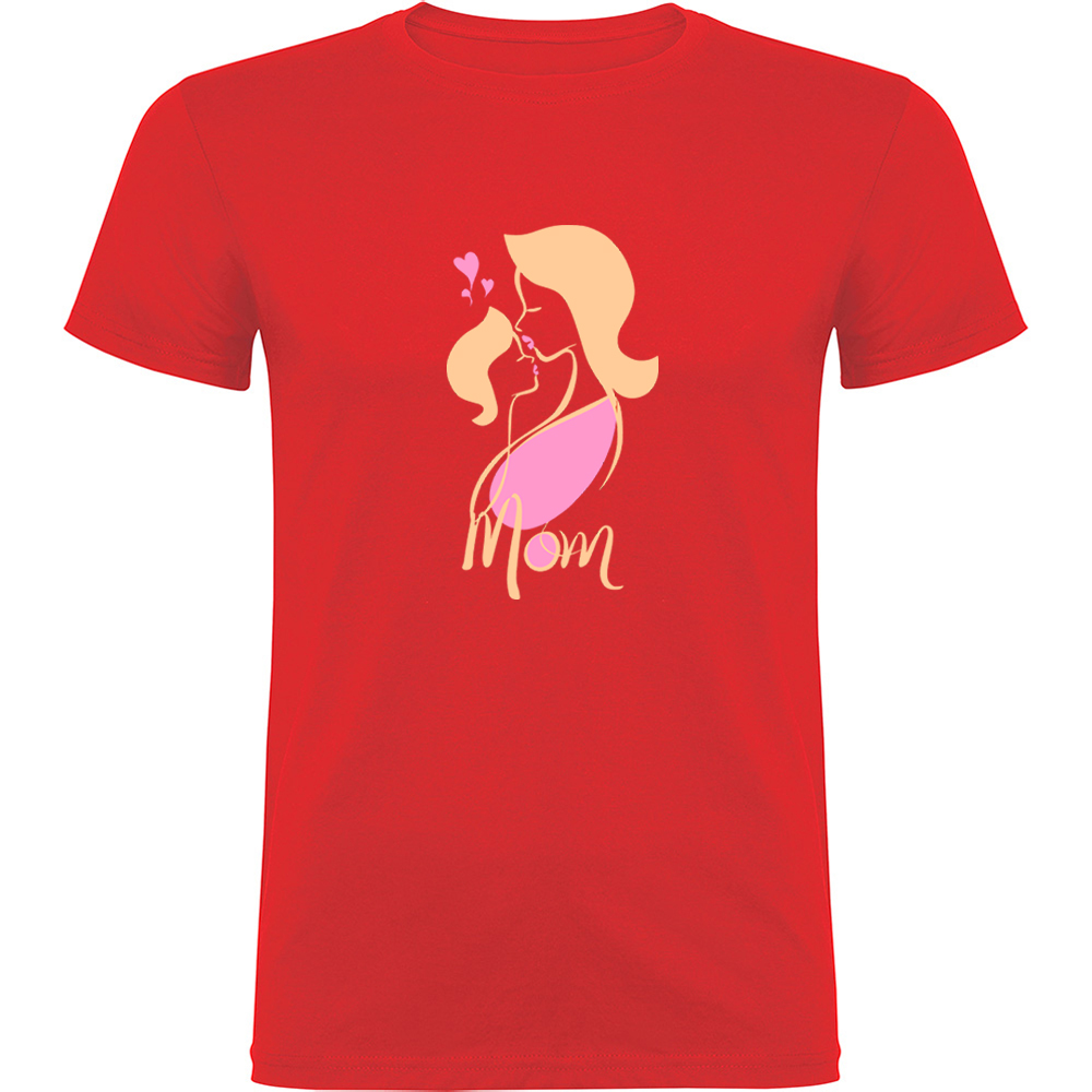 MAMACUFATA.TR_.RED_.jpg Tricou Mama cu Fata, Roșu - imagine 1