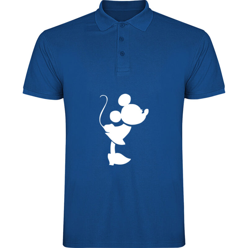 Tricou polo Mickey and Minnie Love - Ea, Albastru