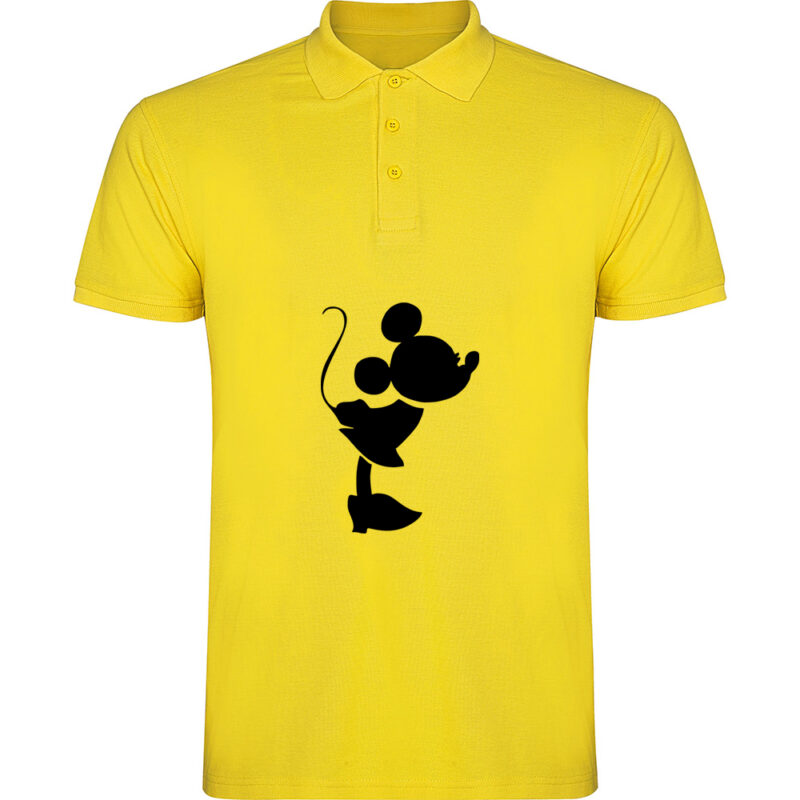 Tricou polo Mickey and Minnie Love - Ea, Galben