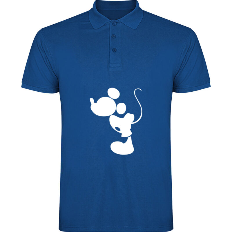 Tricou polo Mickey and Minnie Love - El, Albastru