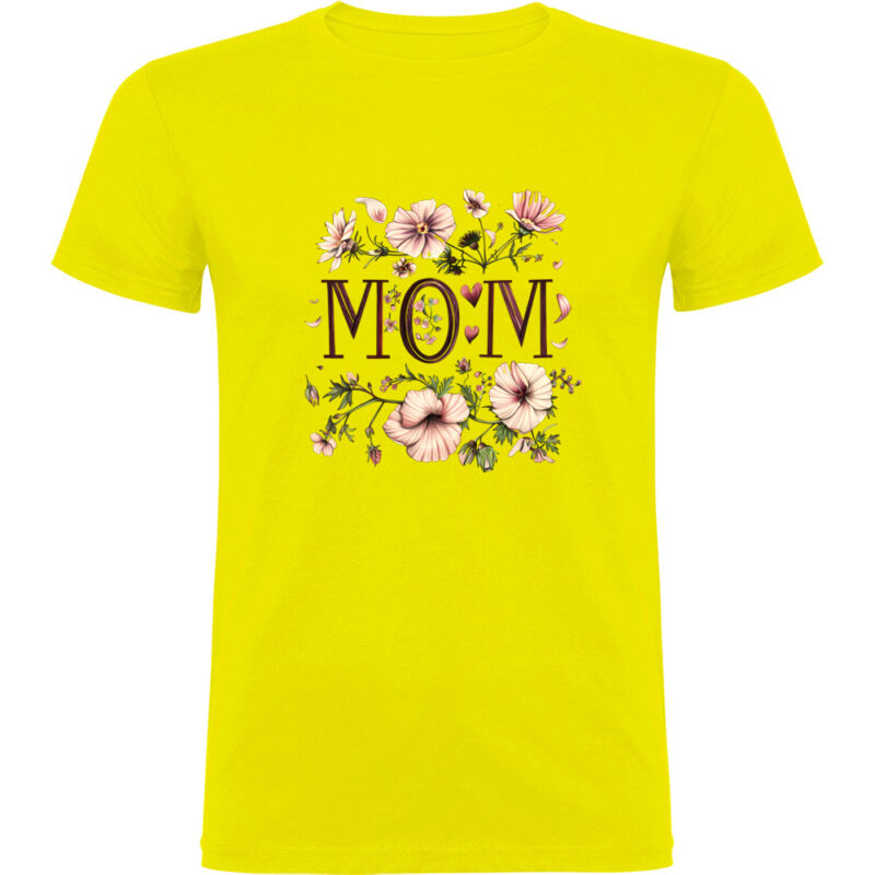 Tricou Mom (Flori 2), Galben