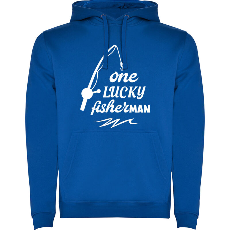 Hanorac One lucky fisherman, Albastru
