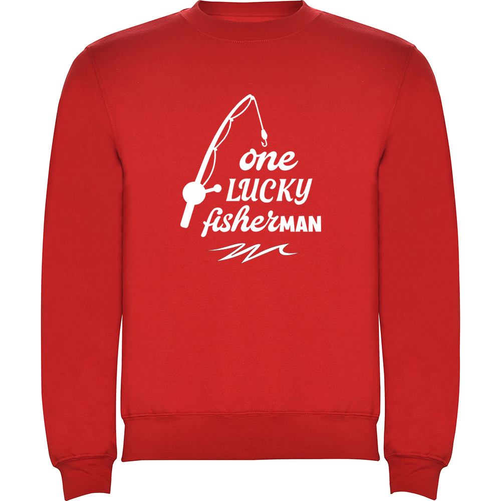 ONELUCKYFISHERMAN.PLV_.RED_.jpg Pulover One lucky fisherman, Roșu - imagine 1