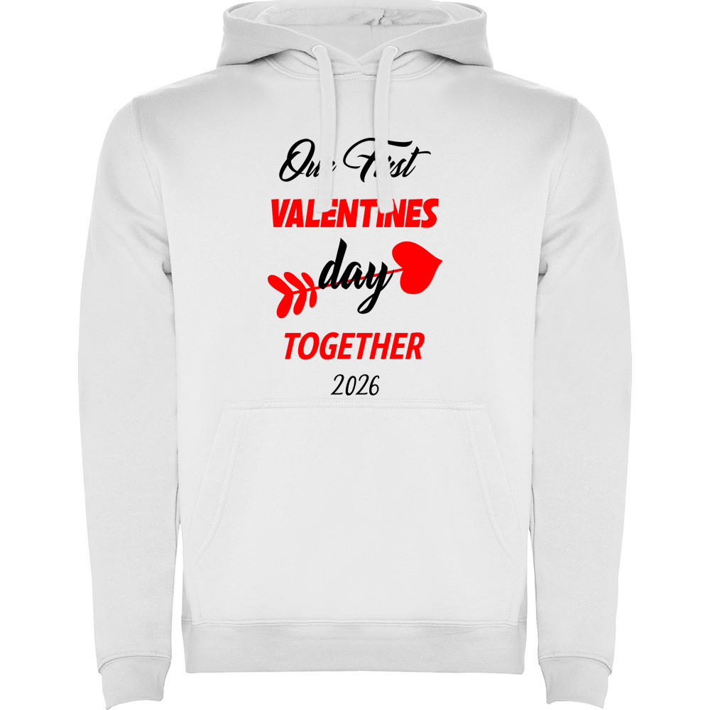 OURFIRSTVALENTINESDAY.HAN_.WHT_.jpg Hanorac Our first Valentines Day, Alb - imagine 1