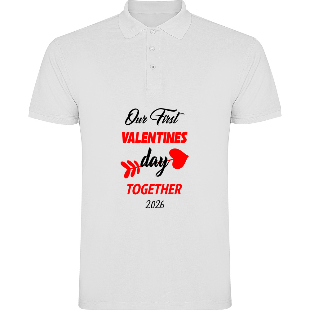 OURFIRSTVALENTINESDAY.TP_.WHT_.jpg Tricou polo Our first Valentines Day, Alb - imagine 1