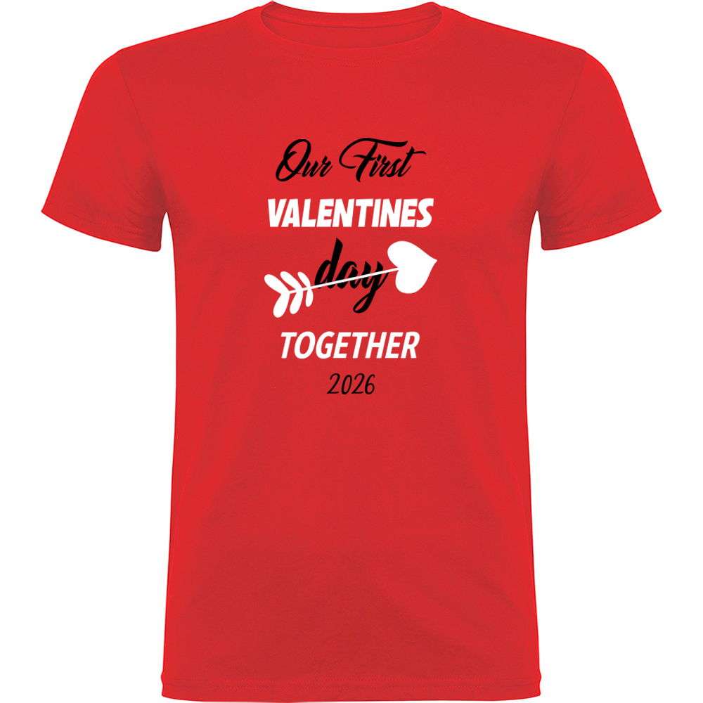 OURFIRSTVALENTINESDAY.TR_.RED_.jpg Tricou Our first Valentines Day, Roșu - imagine 1