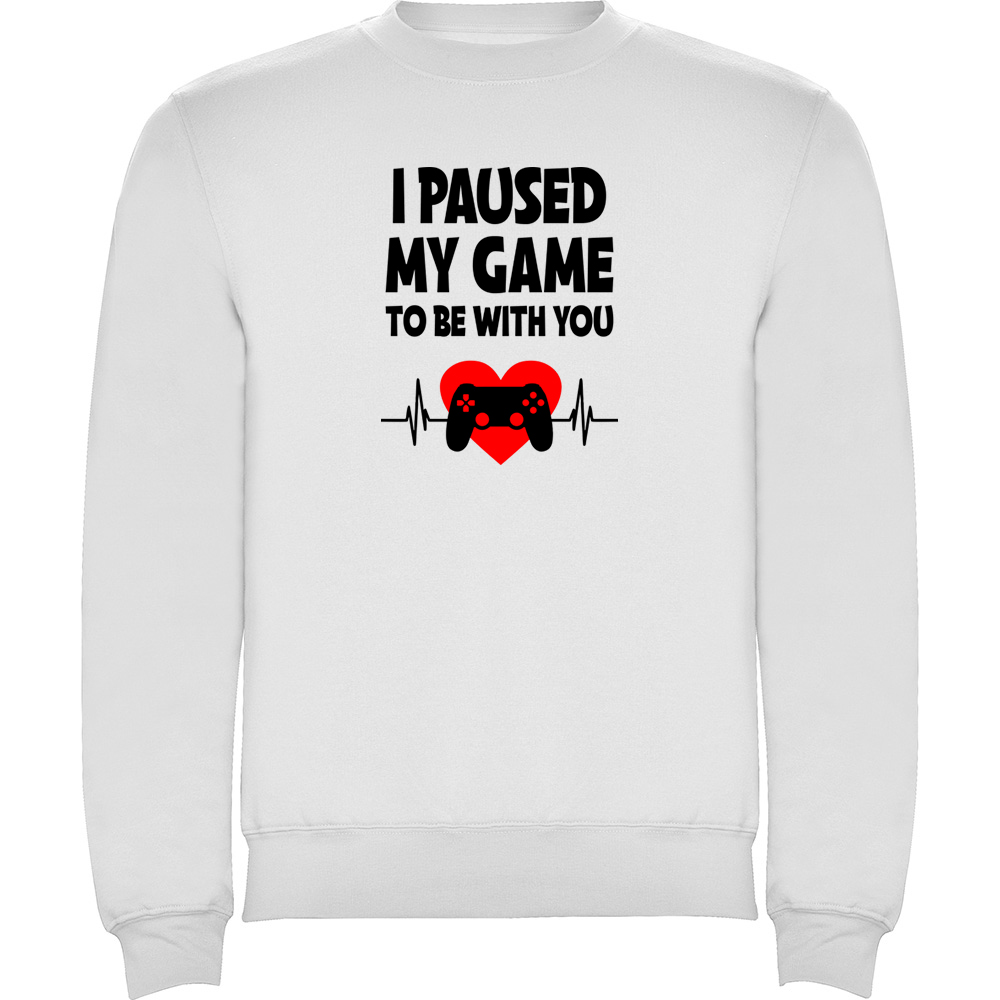PAUSEDMYGAMETOBEWITHYOU.PLV_.WHT_.jpg Pulover Paused my game to be with you, Alb - imagine 1