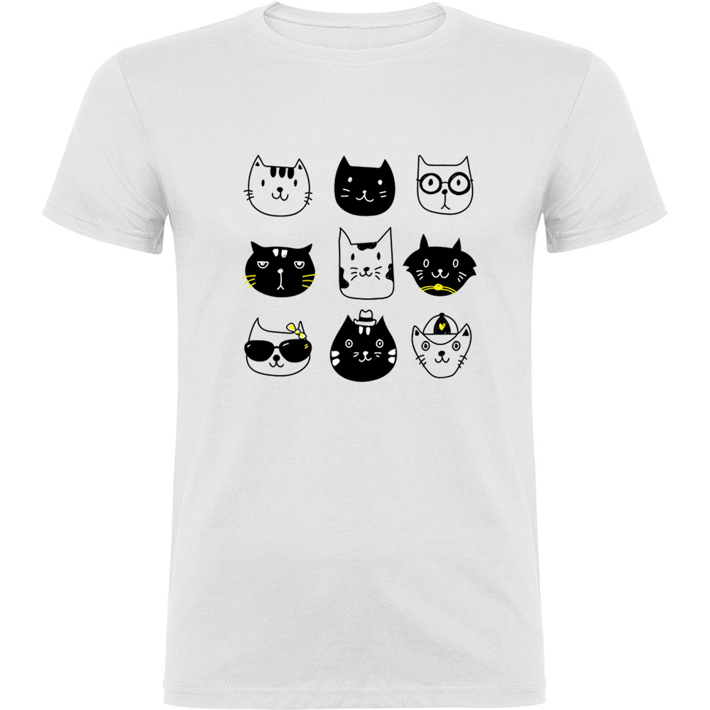 PISICI.TR_.WHT_.jpg Tricou Pisici, Alb - imagine 1