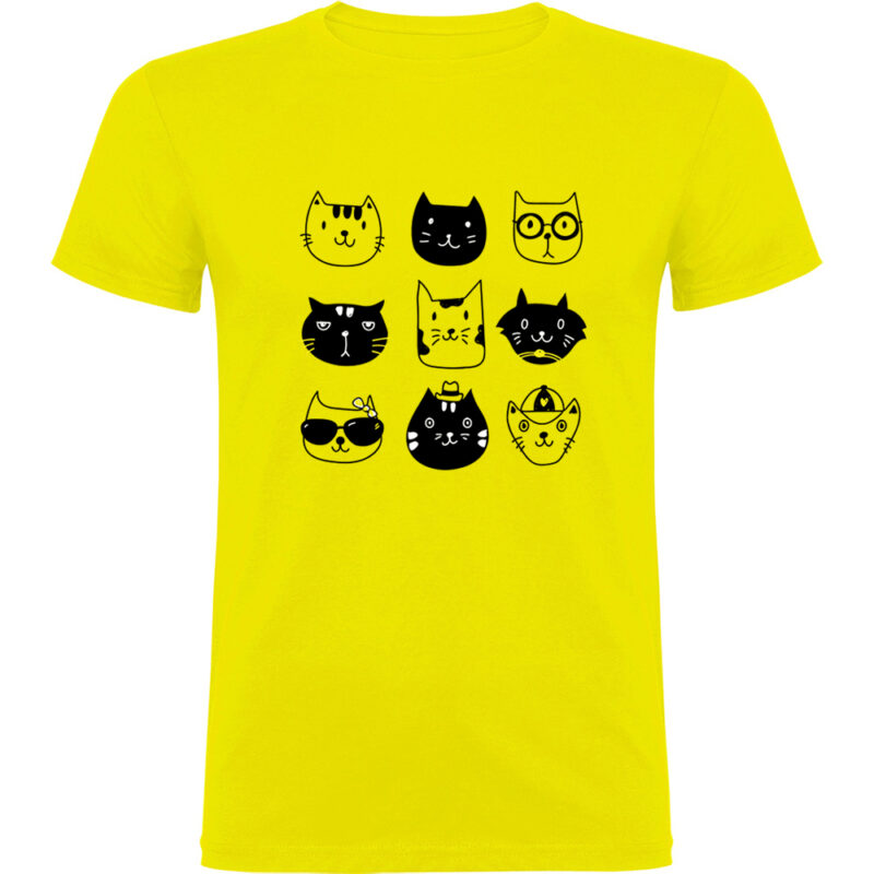 Tricou Pisici, Galben