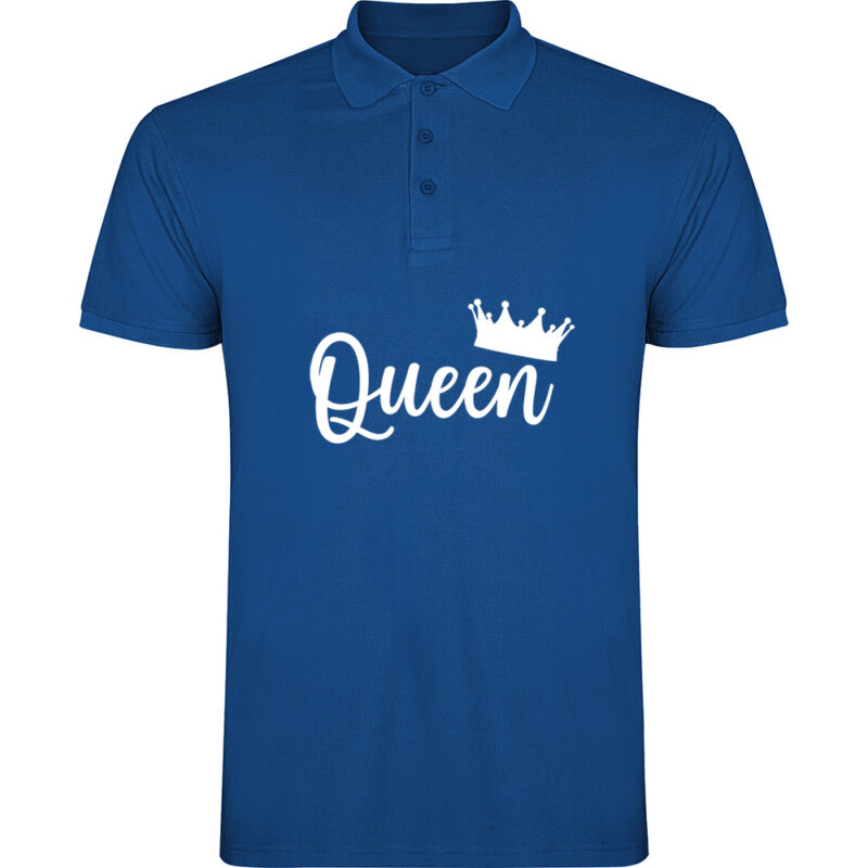 Tricou polo Queen, Albastru