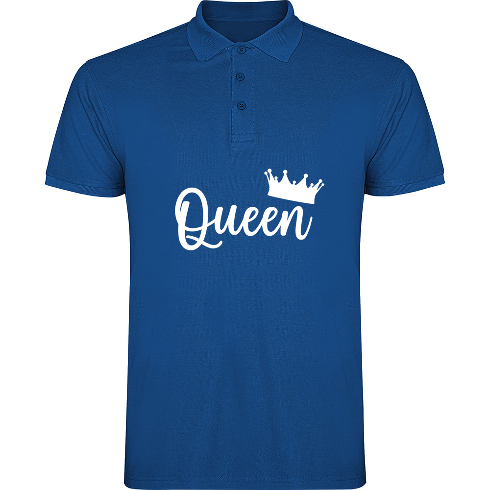 QUEEN.TP_.BLU_.jpg Tricou polo Queen, Albastru - imagine 1