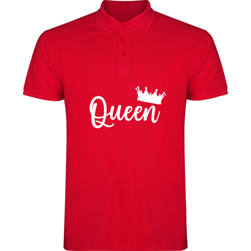 Tricou polo Queen, Roșu
