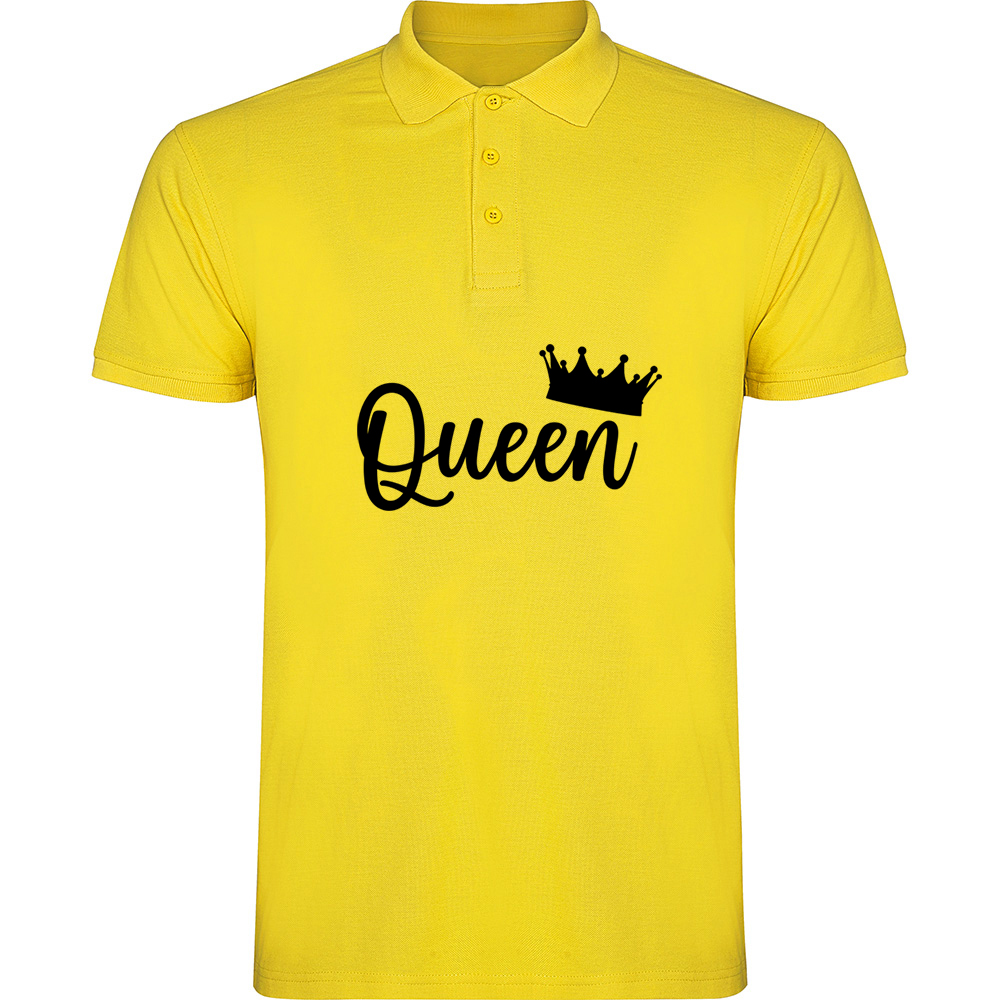 QUEEN.TP_.YEL_.jpg Tricou polo Queen, Galben - imagine 1
