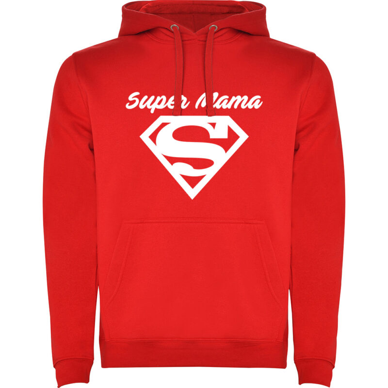 Hanorac Super Mama, Roșu