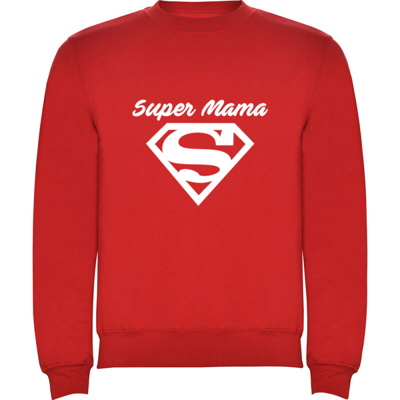 Pulover Super Mama, Roșu