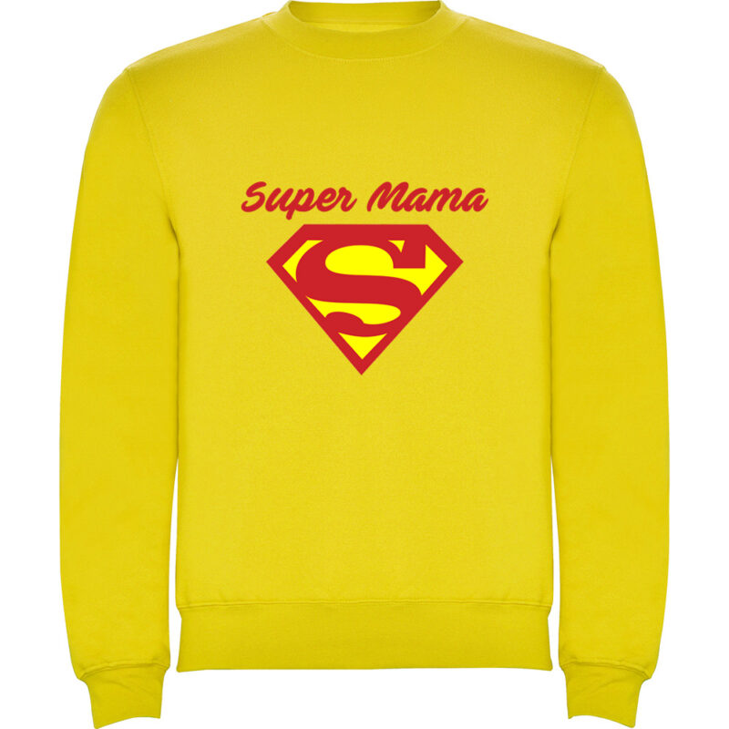 Pulover Super Mama, Galben
