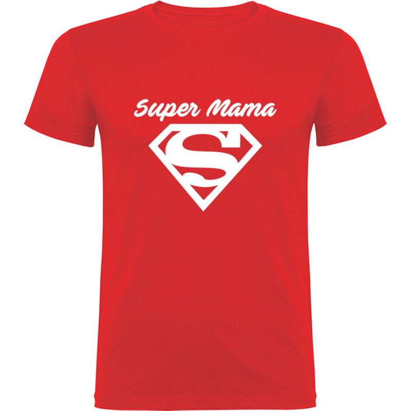 Tricou Super Mama, Roșu