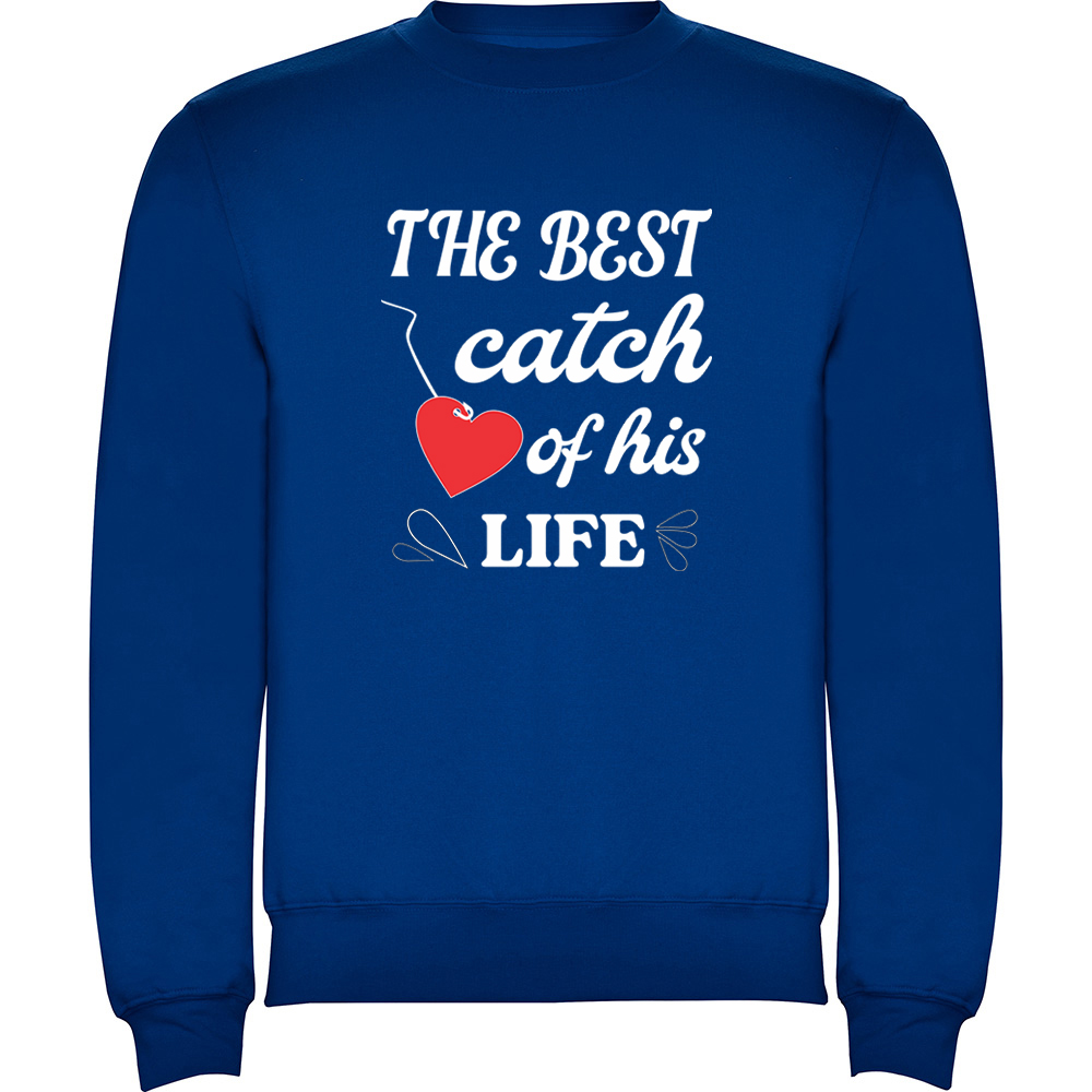 THEBESTCATCHOFHISLIFE.PLV_.BLU_.jpg Pulover The best catch of his life, Albastru - imagine 1