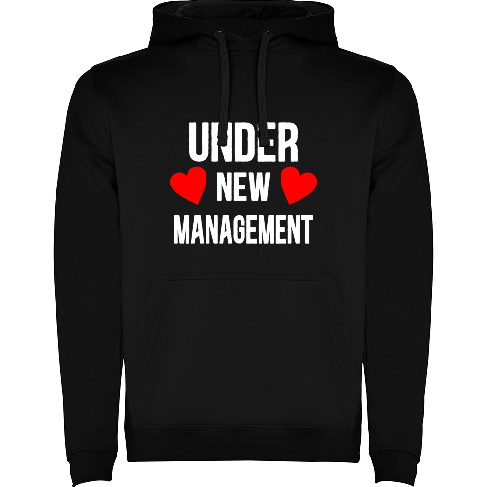 UNDERNEWMANAGEMENT.HAN_.BLK_.jpg Hanorac Under new management, Negru - imagine 1