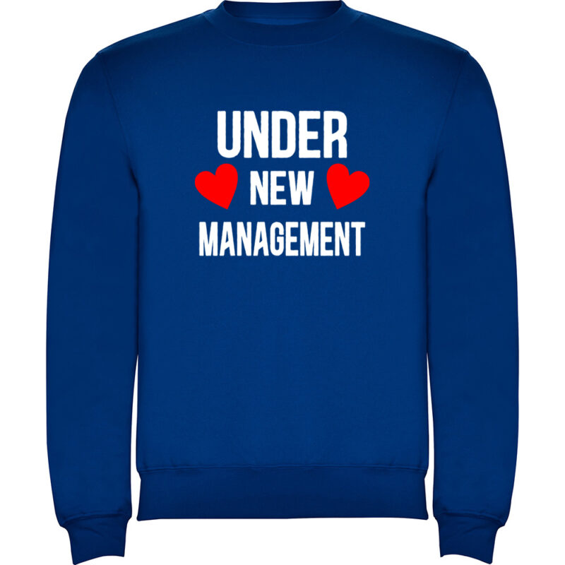 Pulover Under new management, Albastru