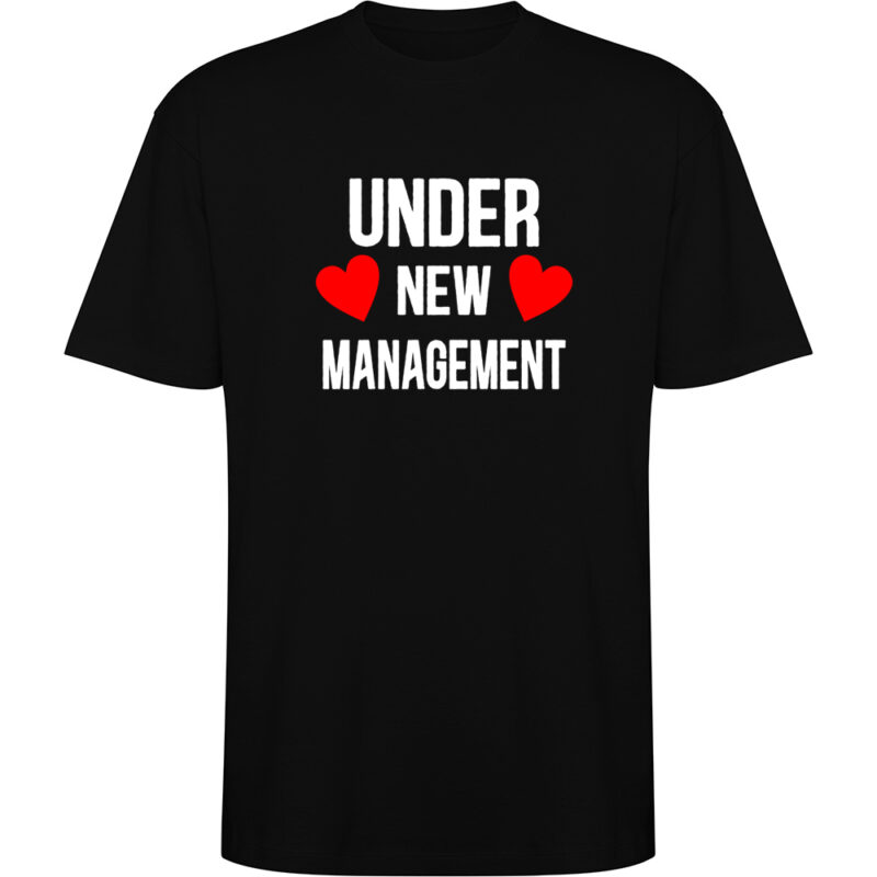 Tricou oversize Under new management, Negru