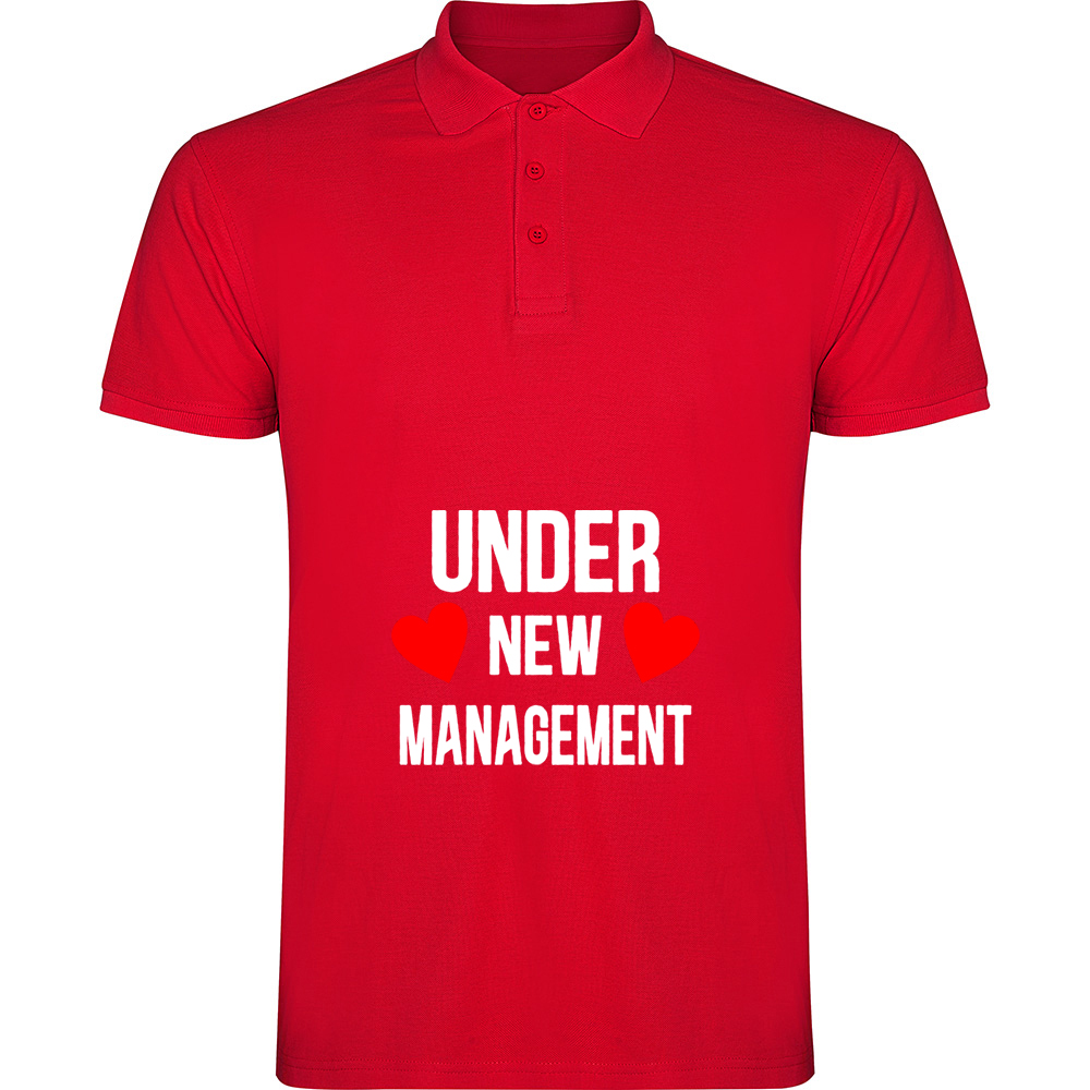 UNDERNEWMANAGEMENT.TP_.RED_.jpg Tricou polo Under new management, Roșu - imagine 1
