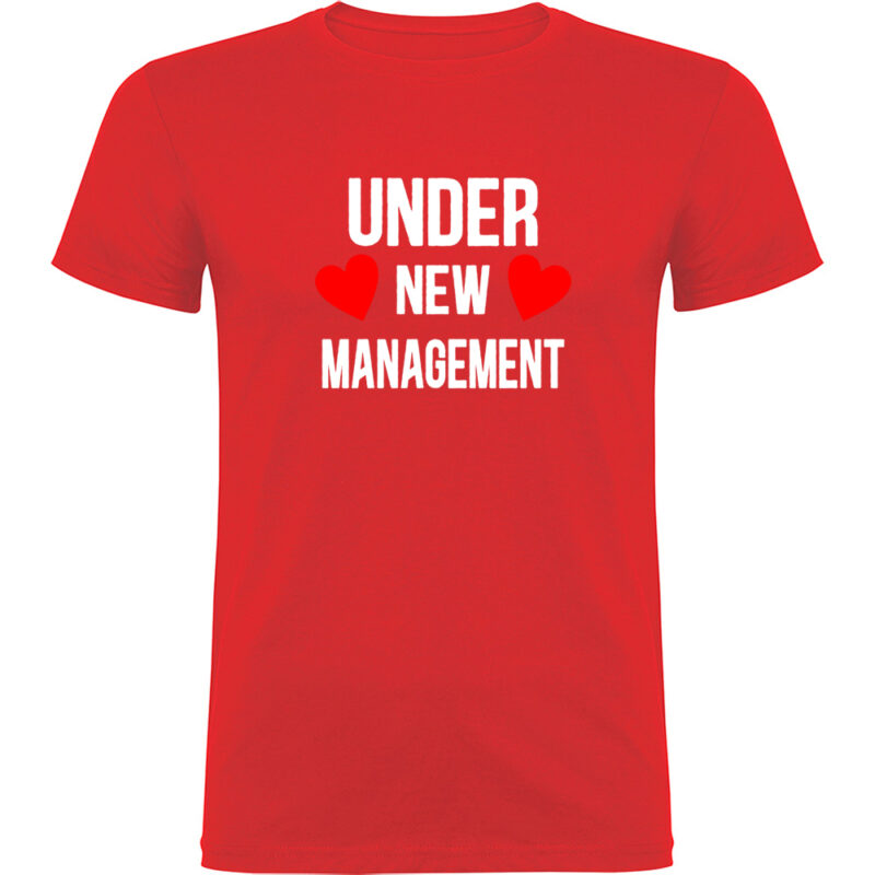 Tricou Under new management, Roșu