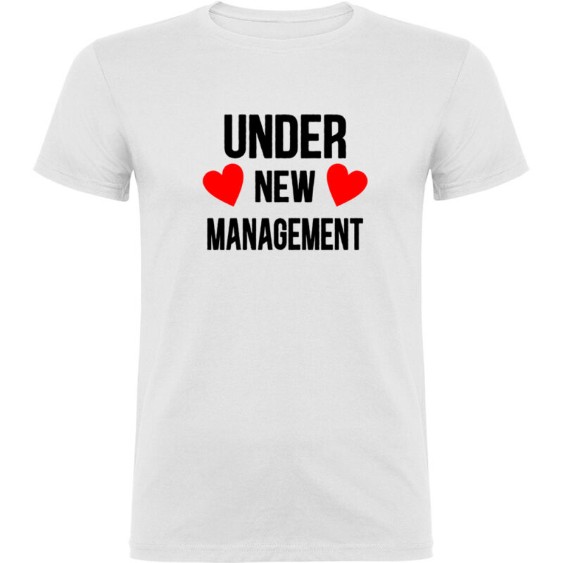 Tricou Under new management, Alb